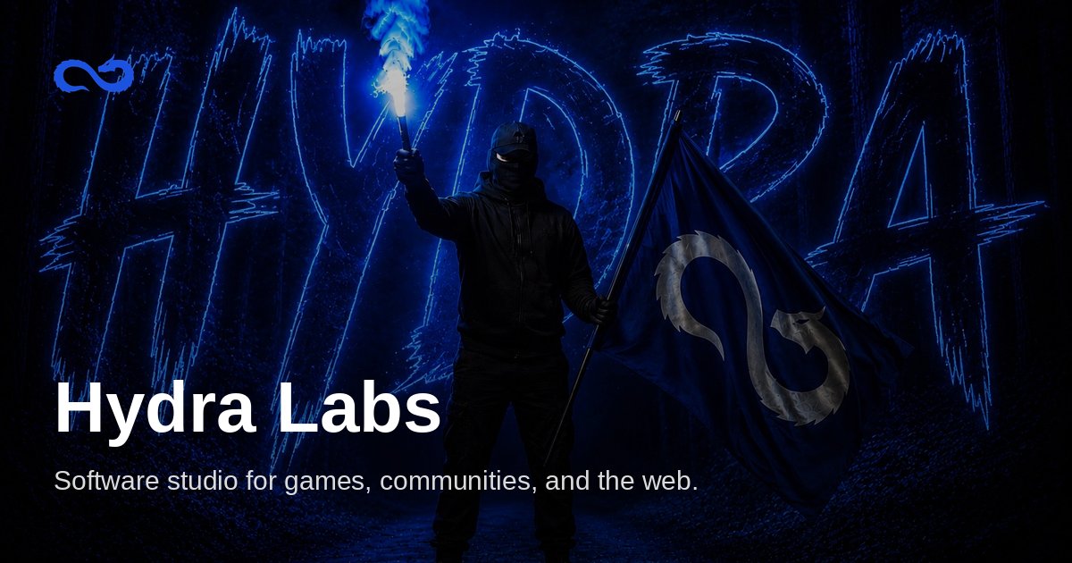 Hydra Labs — Software studio for games, communities, and the web